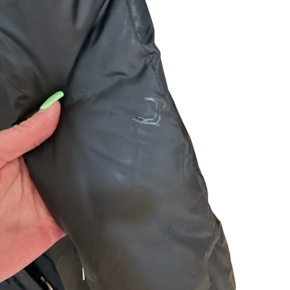 London Fog Down Waterfowl Feathers Faux Fur Knee length Side Zip Hood… - Picture 14 of 15